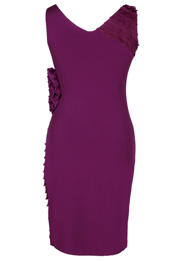 Sukienka FSU230 AMARANT CIEMNY