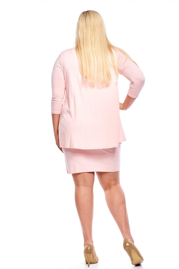 Sukienka FSU1010 RÓŻOWY JASNY