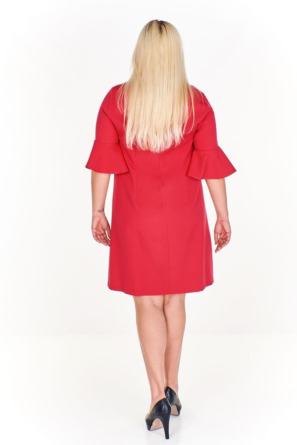 Sukienka FSU879 AMARANTOWY