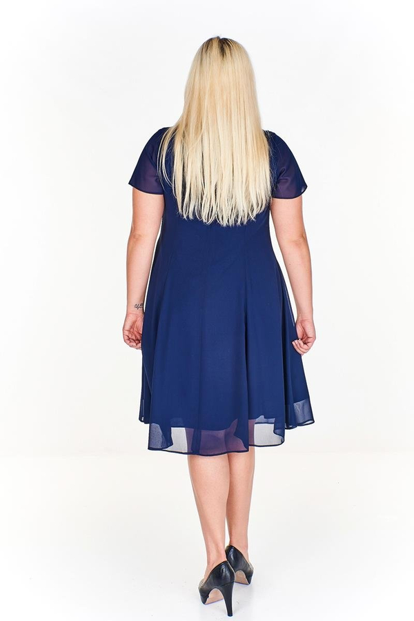 Sukienka FSU1047 GRANATOWY