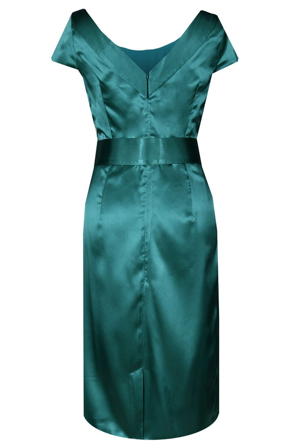 Sukienka FSU199 ZIELONY MORSKI