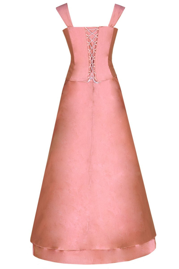 Sukienka FSU059 EKRI CIEMNY