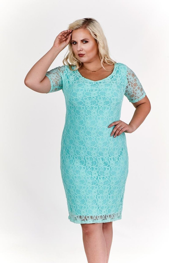 Sukienka FSU776 MIĘTOWY