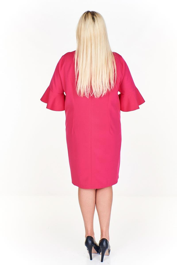 Sukienka FSU879 MALINOWY