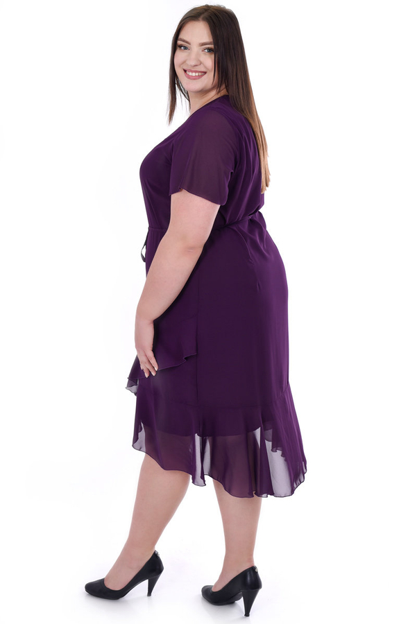 Sukienka FSU1076 BAKŁAŻAN