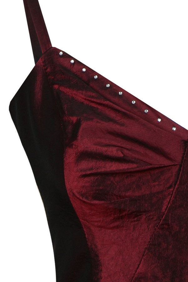 Sukienka FSU155 BORDOWY