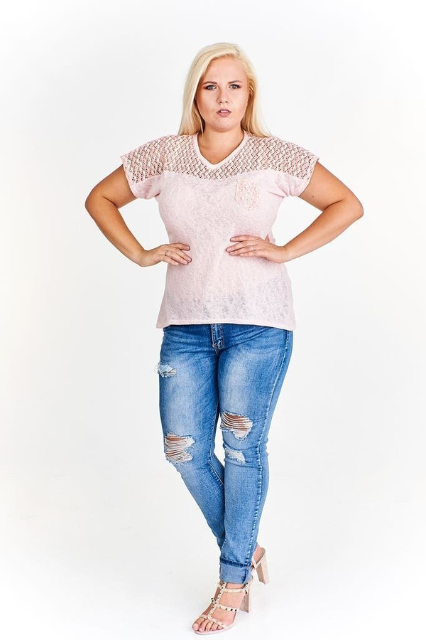 Bluzka FBZ941 RÓŻOWY JASNY