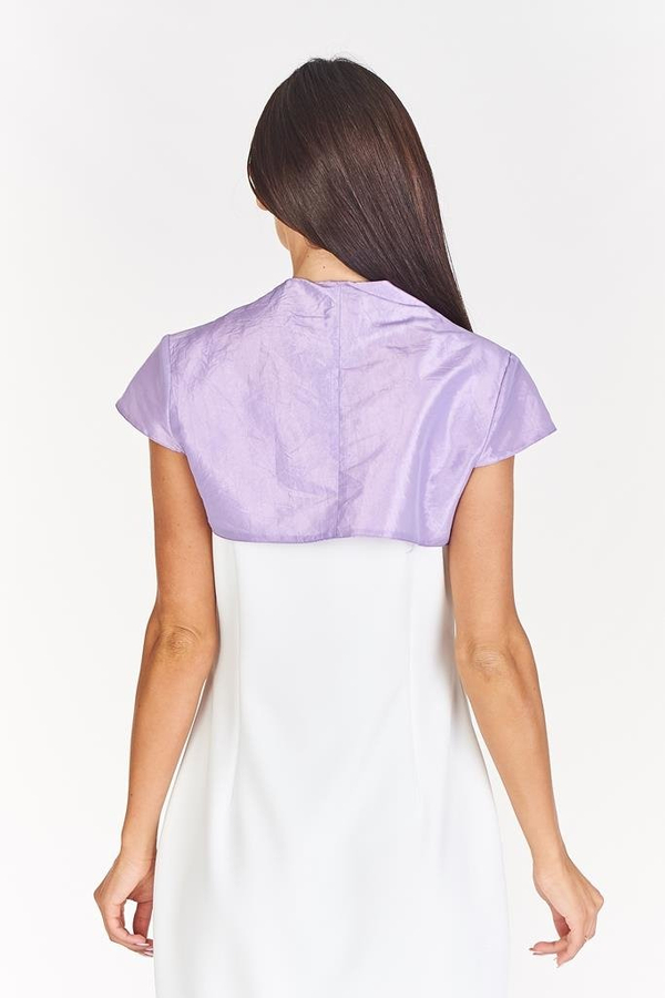 Bolerko FBL172 FIOLETOWY tafta