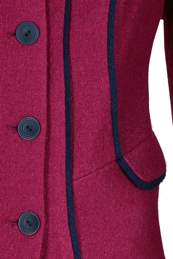 Żakiet FZA449 AMARANTOWY CIEMNY