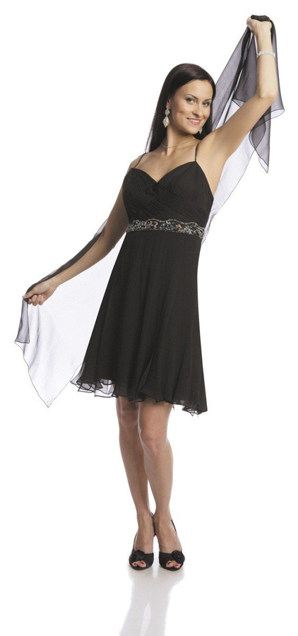 Suknia FSU725 CZARNY