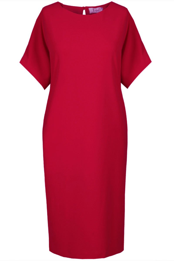 Sukienka FSU1116 RUBINOWY