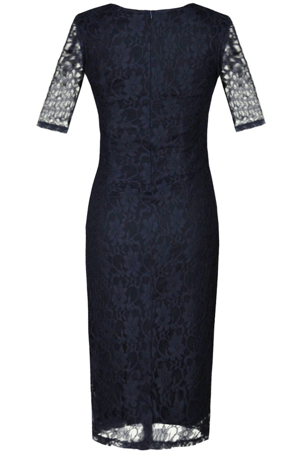 Sukienka FSU776 GRANATOWY