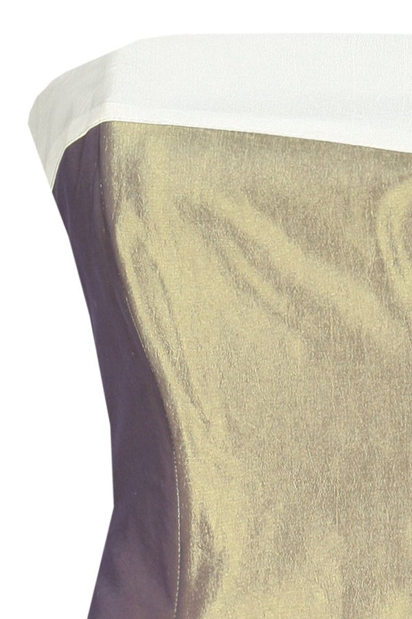 Sukienka FSU074 ZIELONY ZGNIŁY CIEMNY  EKRI