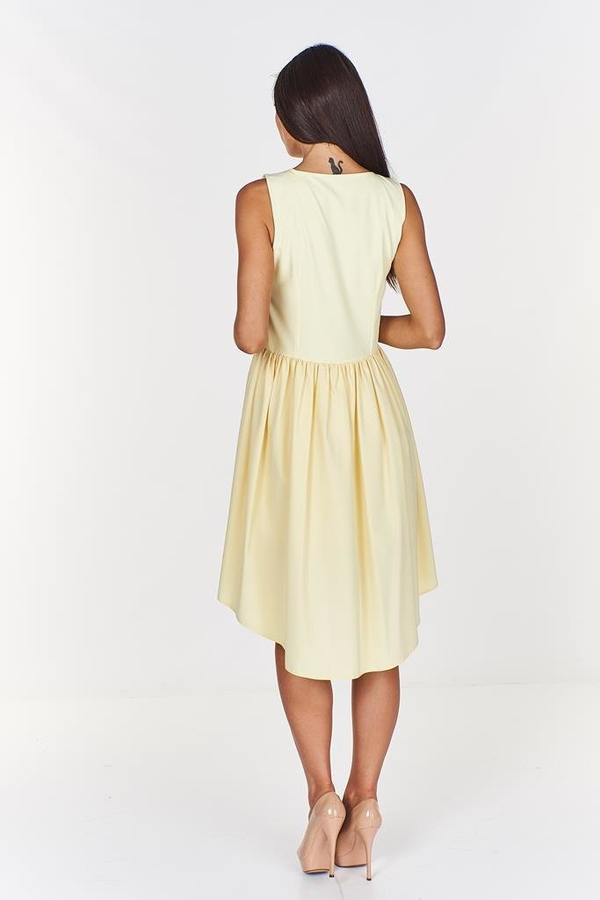 Sukienka FSU371 ŻÓŁTY JASNY