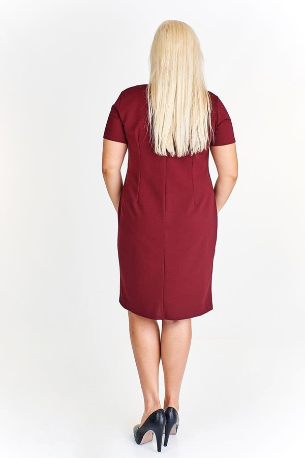Sukienka FSU869  BORDOWY