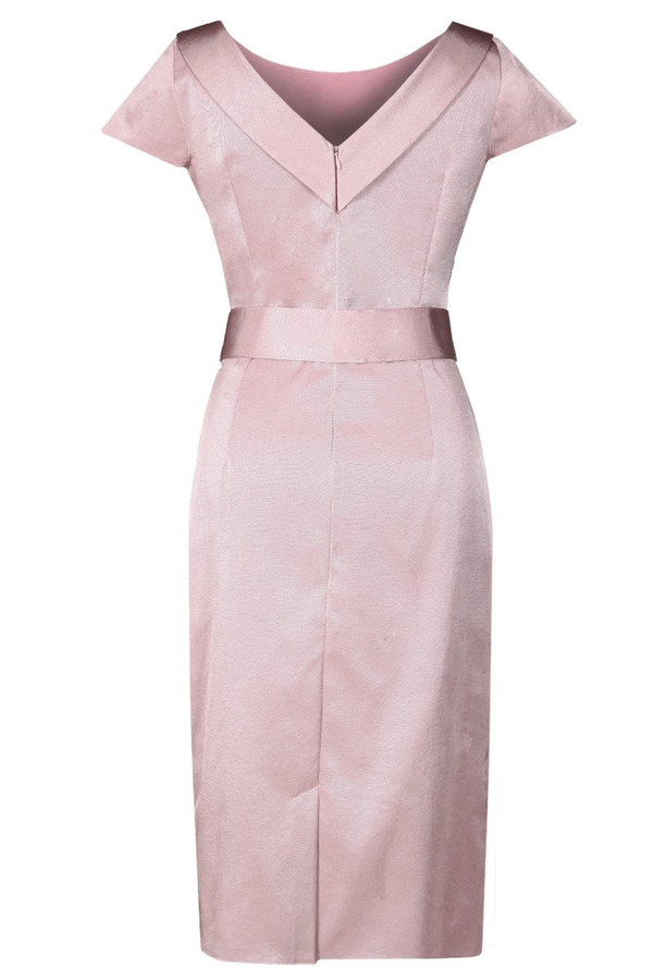 Sukienka FSU199 RÓŻOWY JASNY