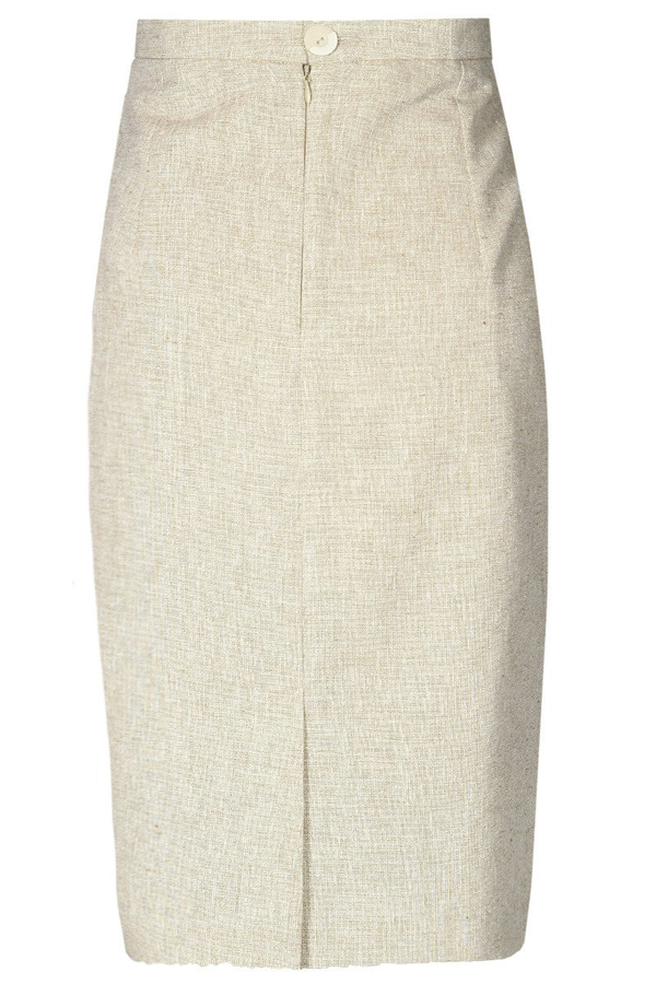 Spódnica FSP641 SZAMPAN złota nić