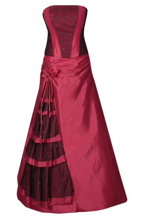 Sukienka FSU085 RUBINOWY