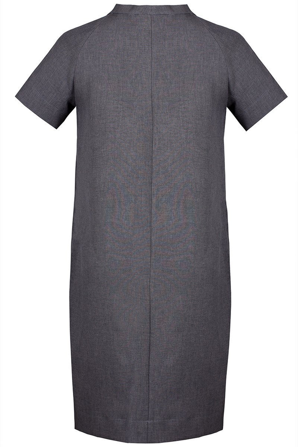 Sukienka FSU1050 SZARY CIEMNY