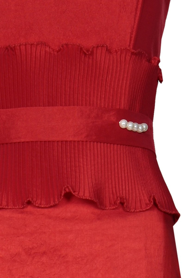 Sukienka FSU137 CZERWONY