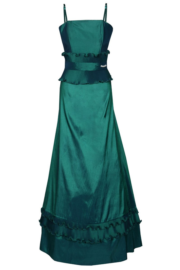 Sukienka FSU137 ZIELONY MORSKI