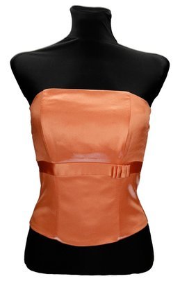 Gorset FGR082  POMARAŃCZOWY JASNY