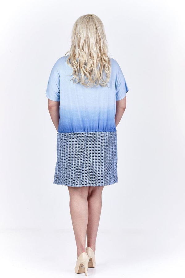 Tunika FTU1081 NIEBIESKI ombre