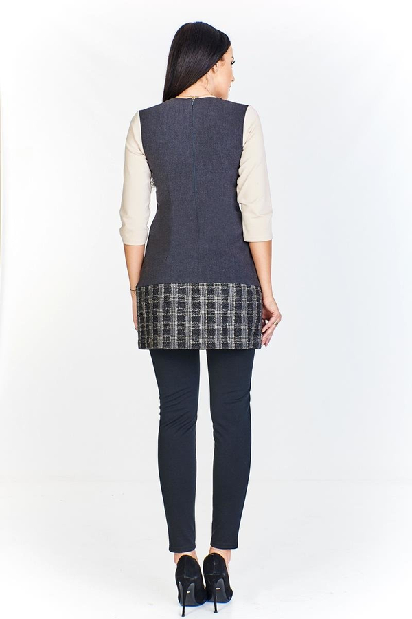 Tunika FTU412 SZARY BEŻOWY