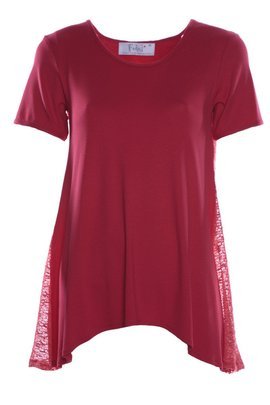 Tunika FTU611 MALINOWY