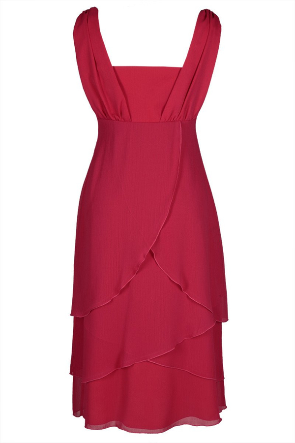 Sukienka FSU220 MALINOWY