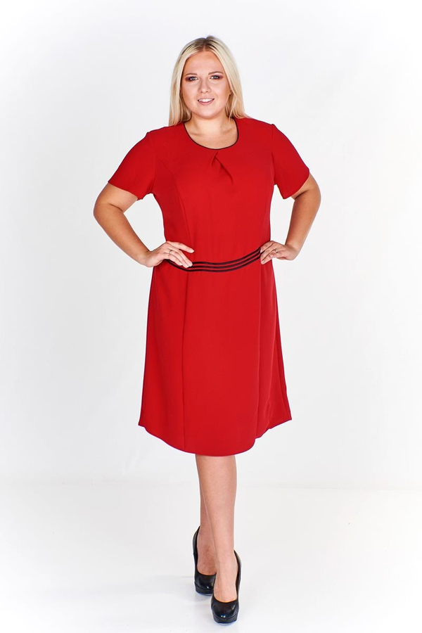 Sukienka FSU254 MALINOWY