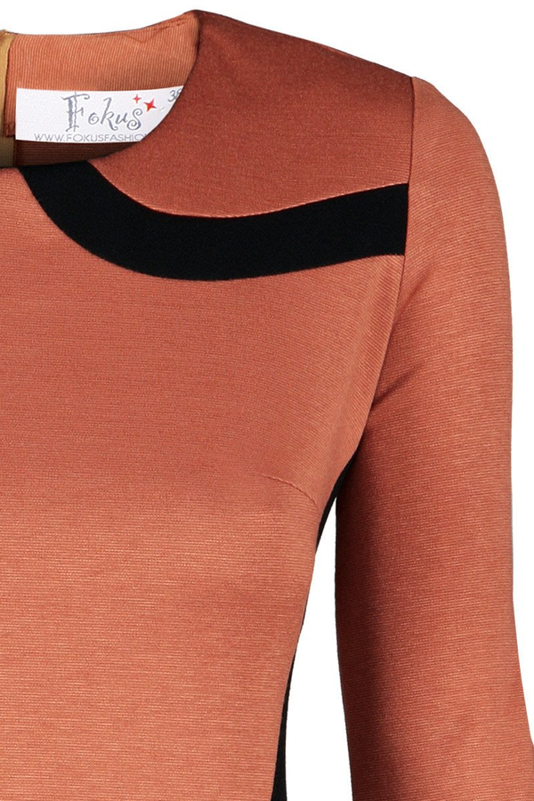 Tunic FTU320 BLACK DARK BEIGE