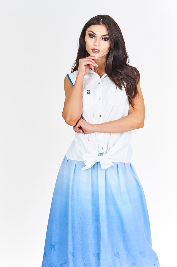 Spódnica FSP937 NIEBIESKI ombre