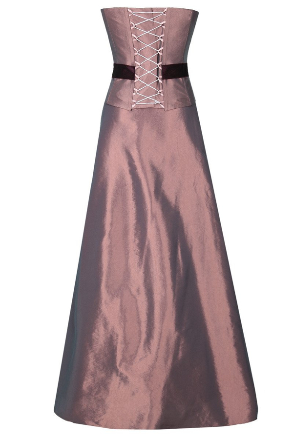 Sukienka FSU077 MIEDZIANO-RÓŻOWY