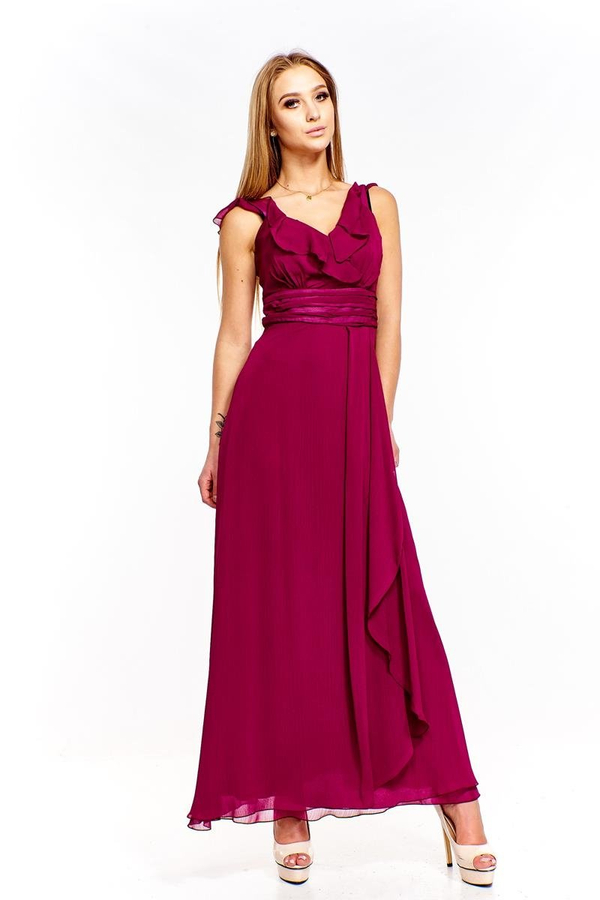 Suknia FSU734 PURPUROWY