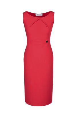 Sukienka FSU441 MALINOWY CUKIERKOWY