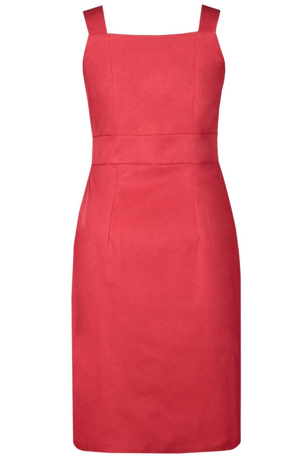 Sukienka FSU759 CZERWONY