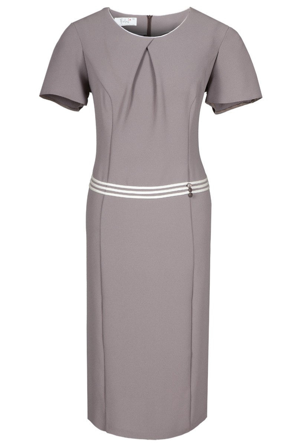 Sukienka FSU254 BEŻOWY