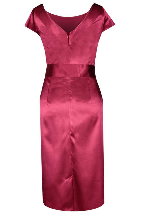 Sukienka FSU199 MALINOWY