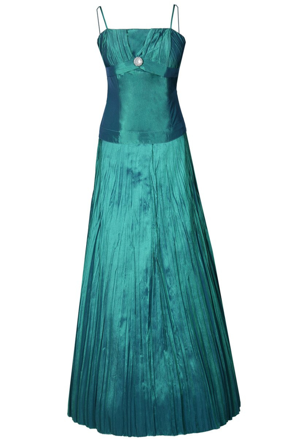 Sukienka FSU140 ZIELONY MORSKI