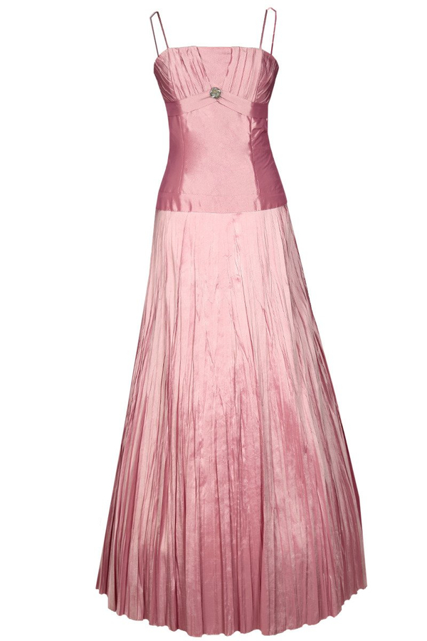 Sukienka FSU140 RÓŻOWY ŚREDNI