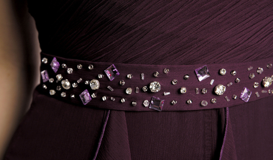 Suknia FSU738 PURPUROWY