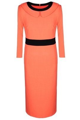 Dress FSU285 ORANGE BLACK