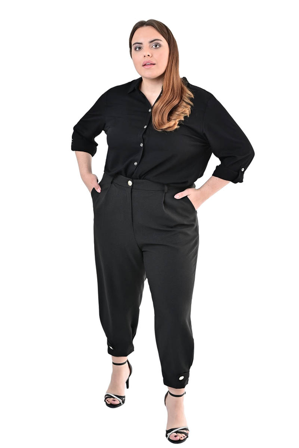 Spodnie FSD1053 CZARNY
