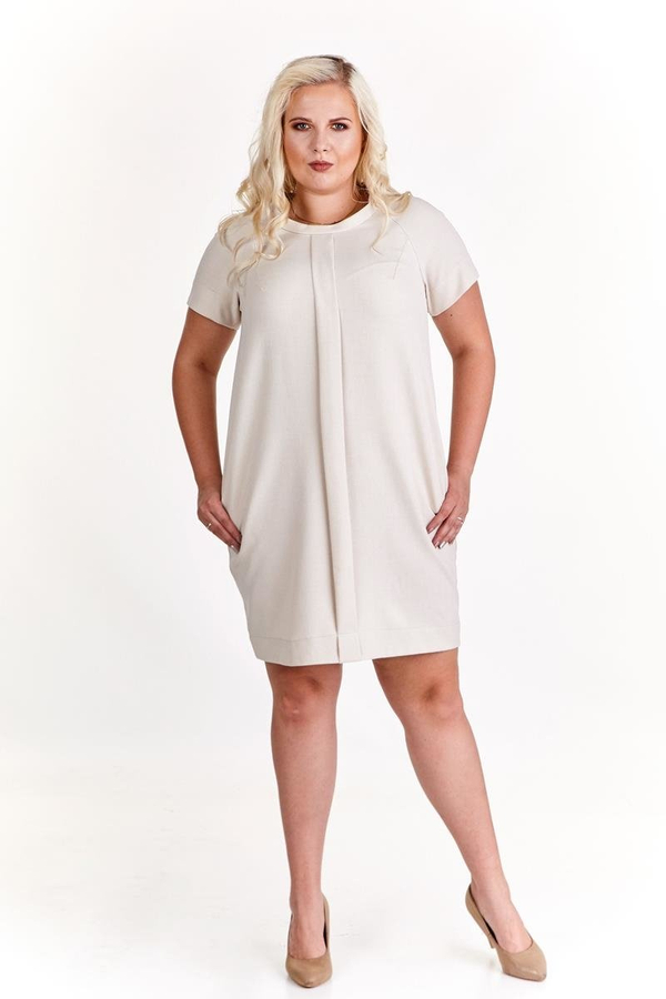 Sukienka FSU1050 BEŻOWY