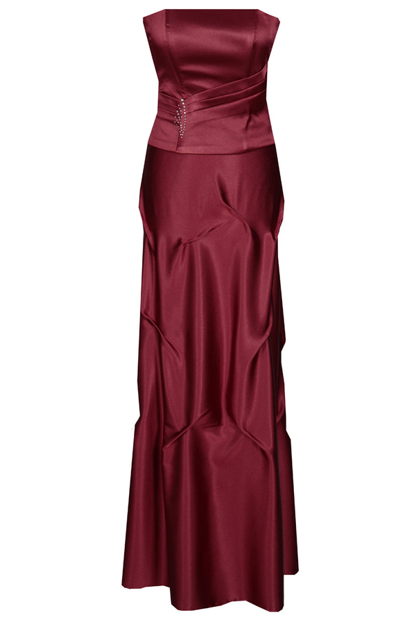 Sukienka FSU019 BURGUNDOWY