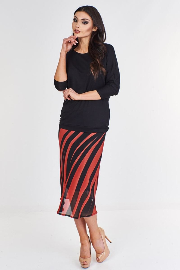 Spódnica FSP370 CZERWONY