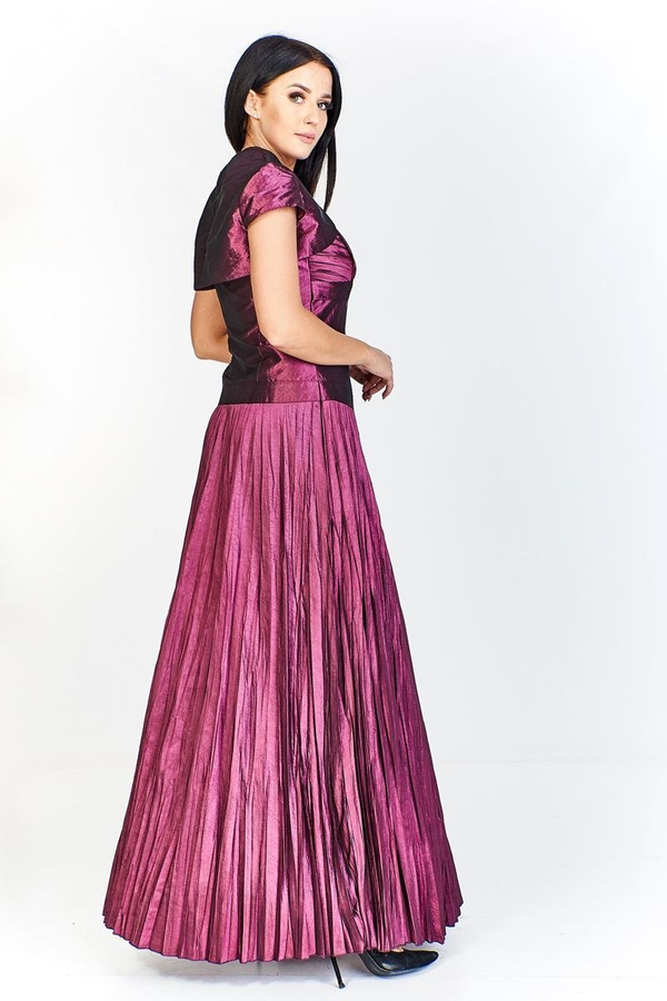 Sukienka FSU140 BAKŁAŻAN