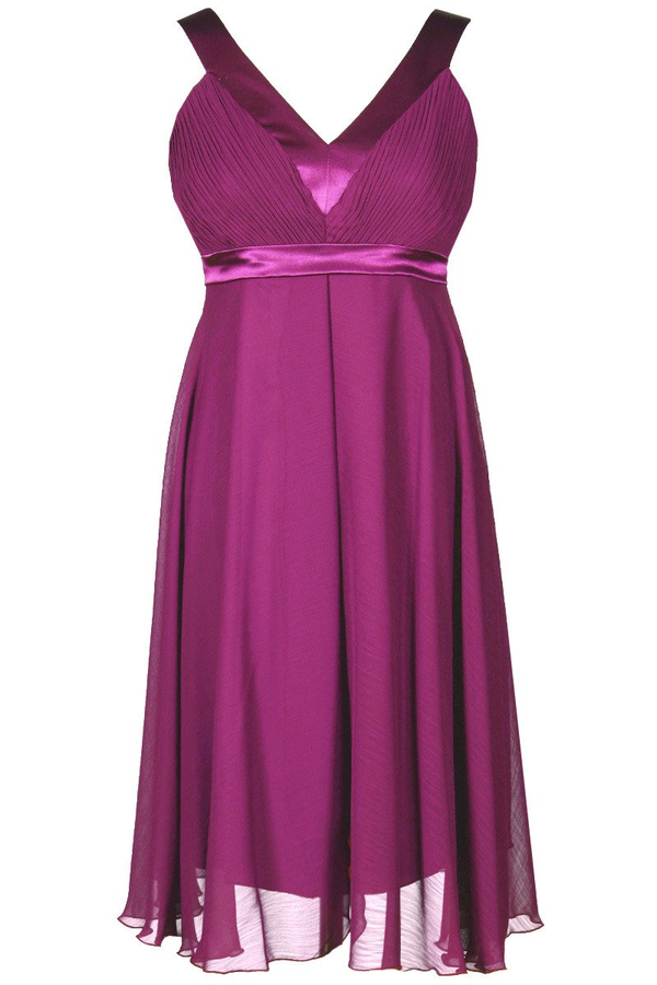 Sukienka FSU152 AMARANTOWY ŚREDNI