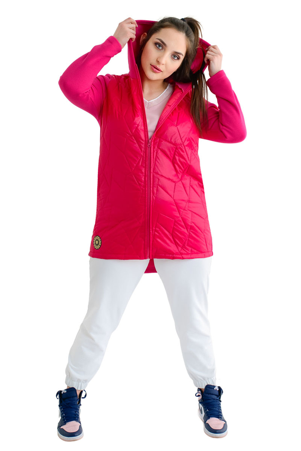 Kurtka FKU1067 AMARANTOWY